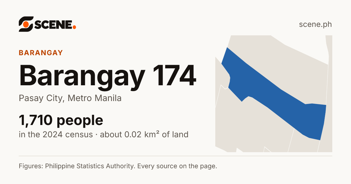 Barangay 174, Pasay City, barangay: 1,710 people in the 2024 census