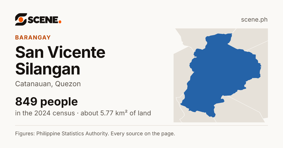 San Vicente Silangan, Catanauan, barangay: 849 people in the 2024 census