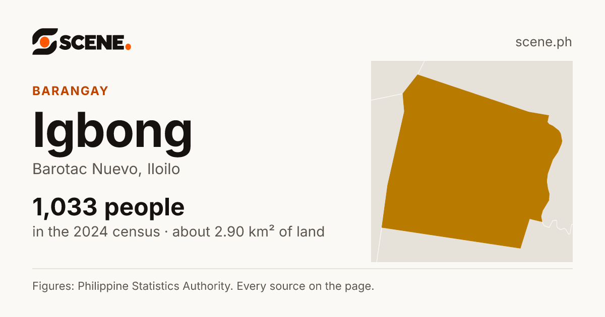 Igbong, Barotac Nuevo, barangay: 1,033 people in the 2024 census