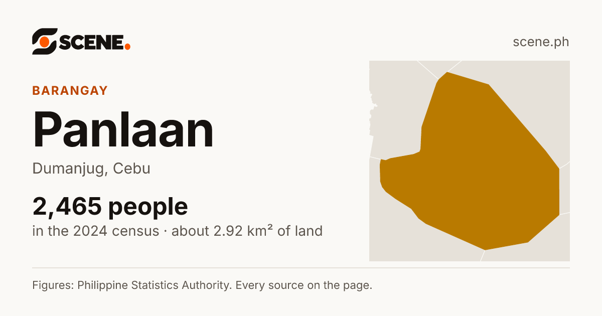 Panlaan, Dumanjug, barangay: 2,465 people in the 2024 census