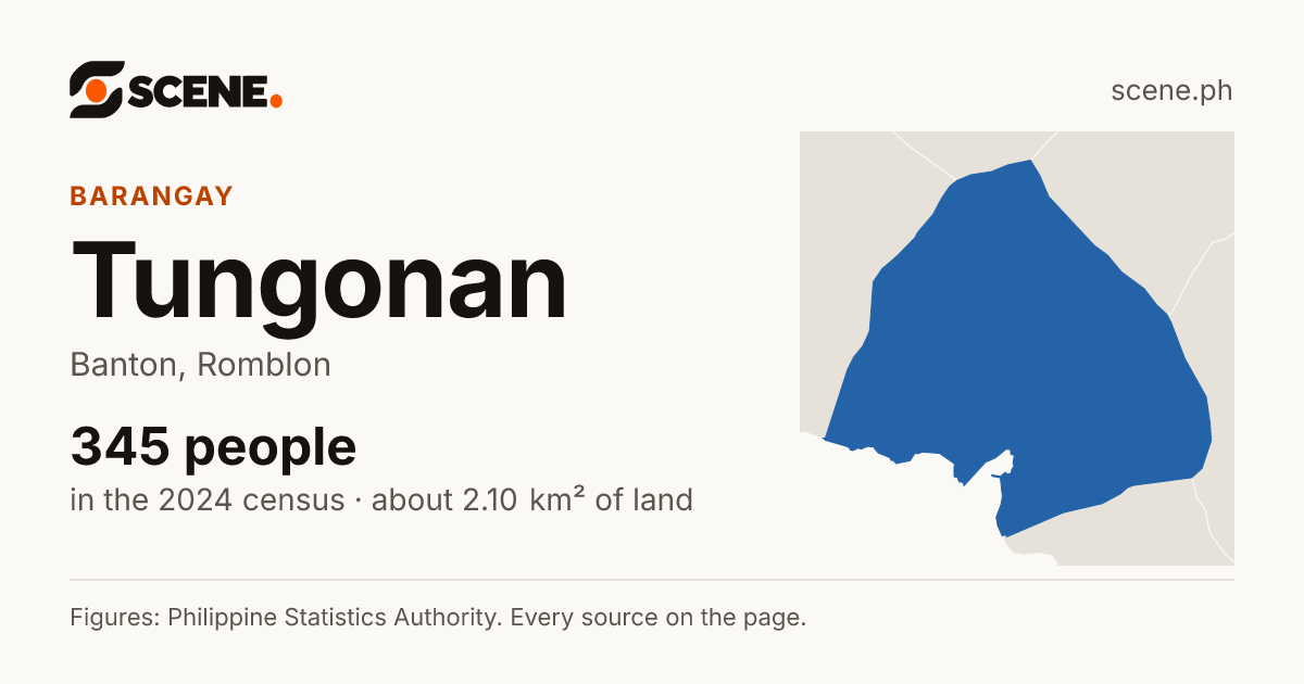 Tungonan, Banton, barangay: 345 people in the 2024 census