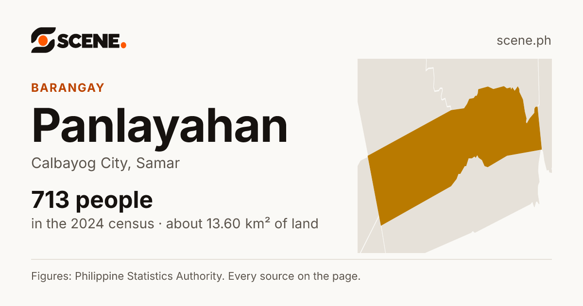 Panlayahan, Calbayog City, barangay: 713 people in the 2024 census