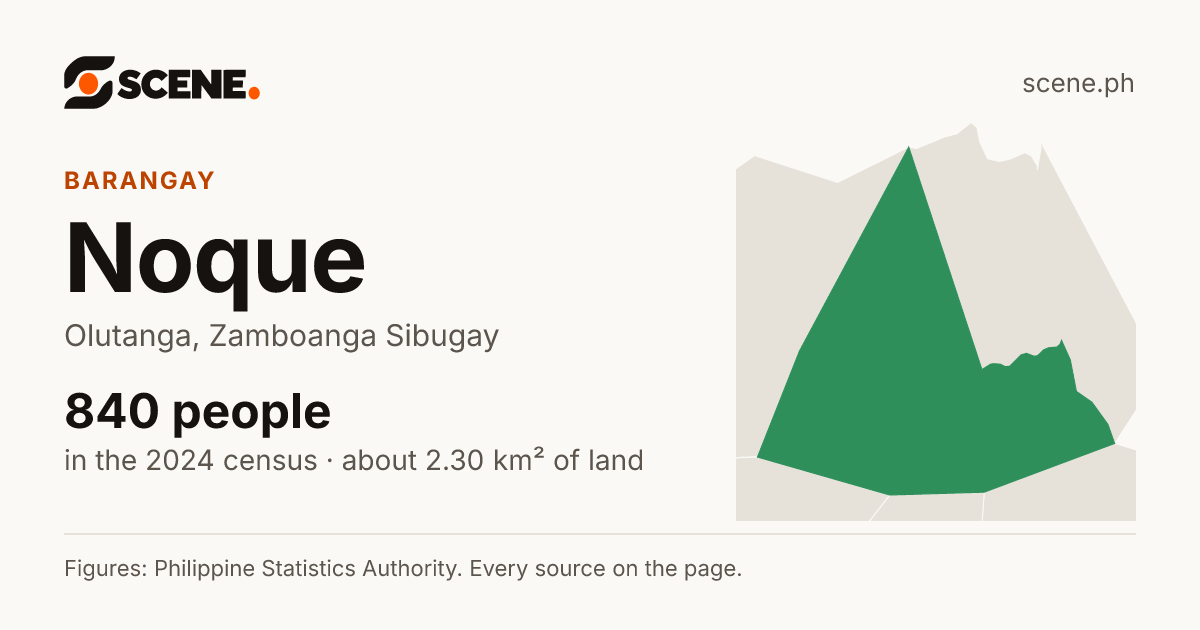 Noque, Olutanga, barangay: 840 people in the 2024 census