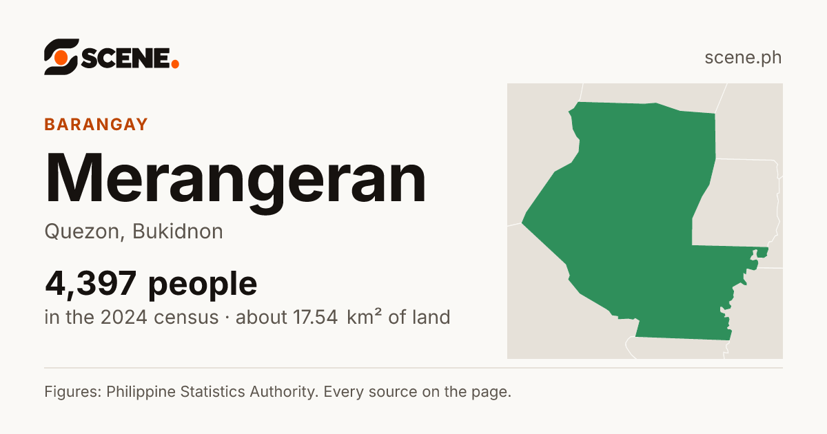 Merangeran, Quezon, barangay: 4,397 people in the 2024 census