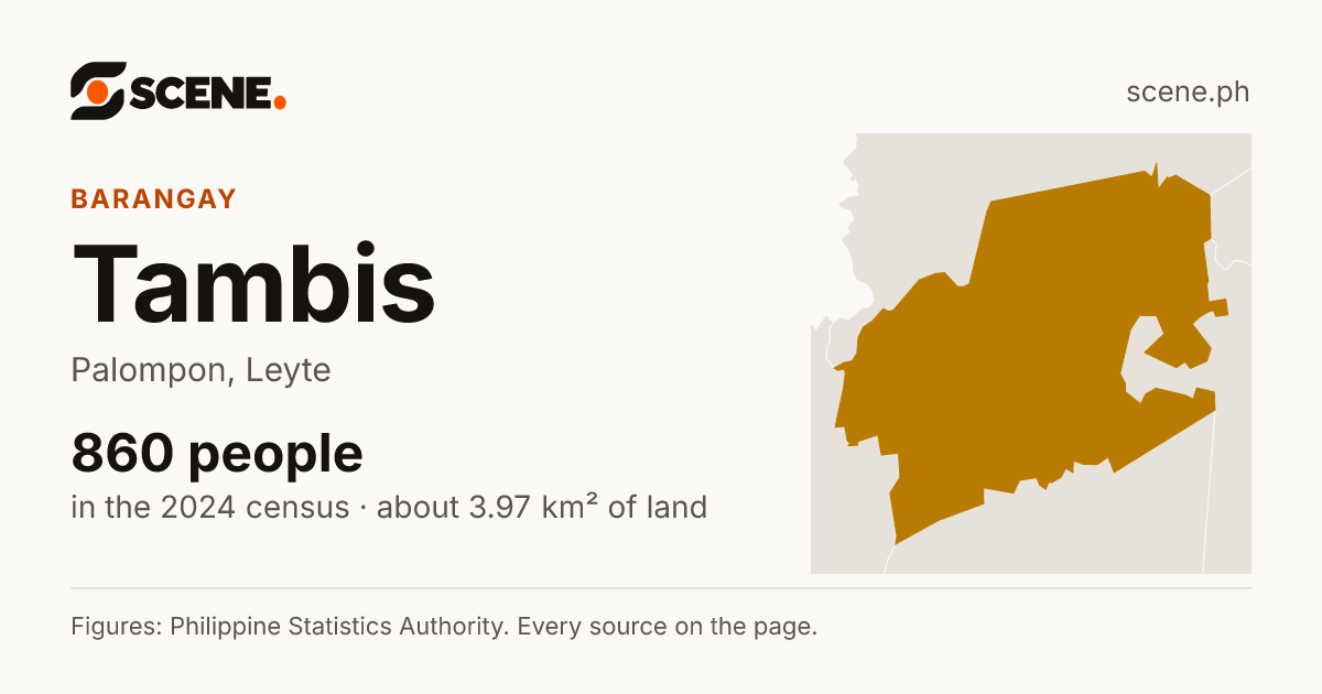 Tambis, Palompon, barangay: 860 people in the 2024 census