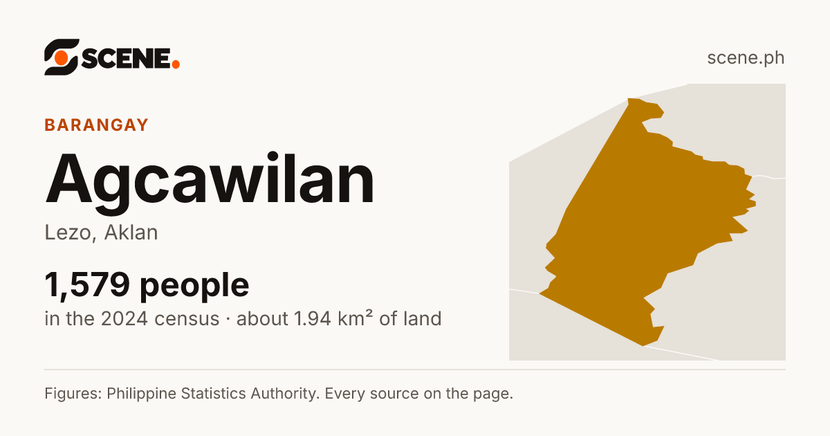 Agcawilan, Lezo, barangay: 1,579 people in the 2024 census