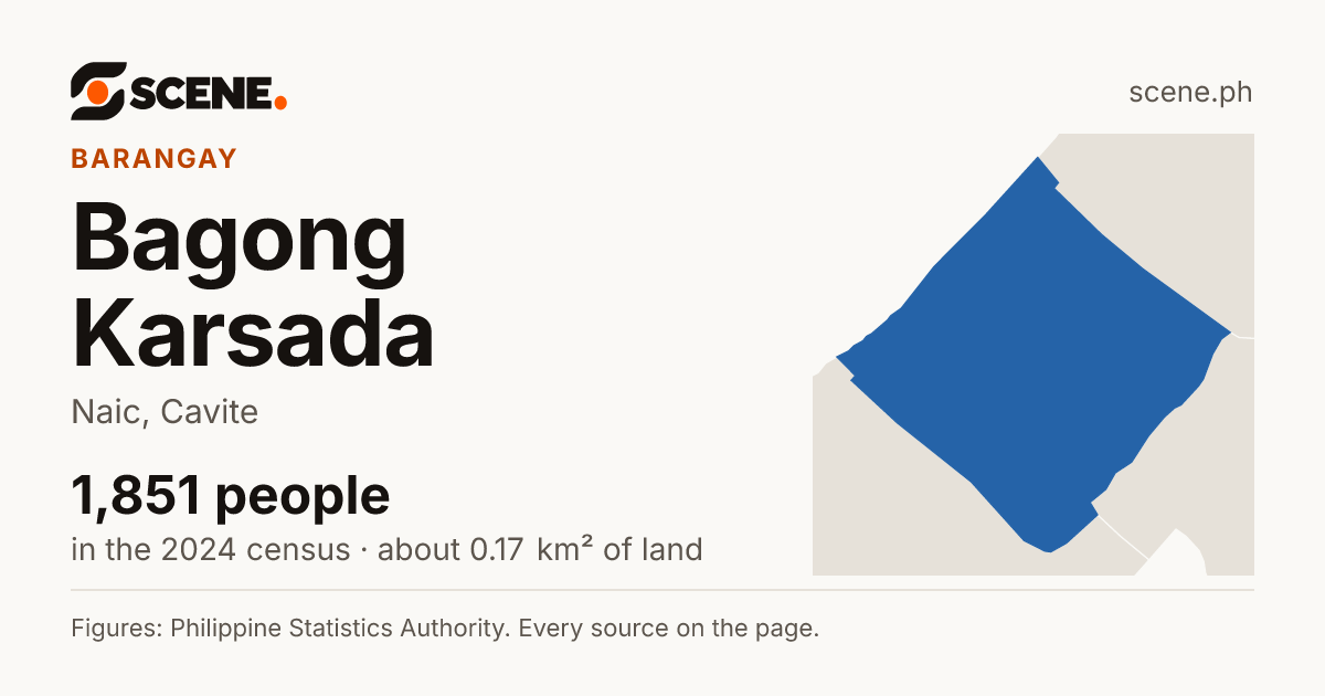 Bagong Karsada, Naic, barangay: 1,851 people in the 2024 census