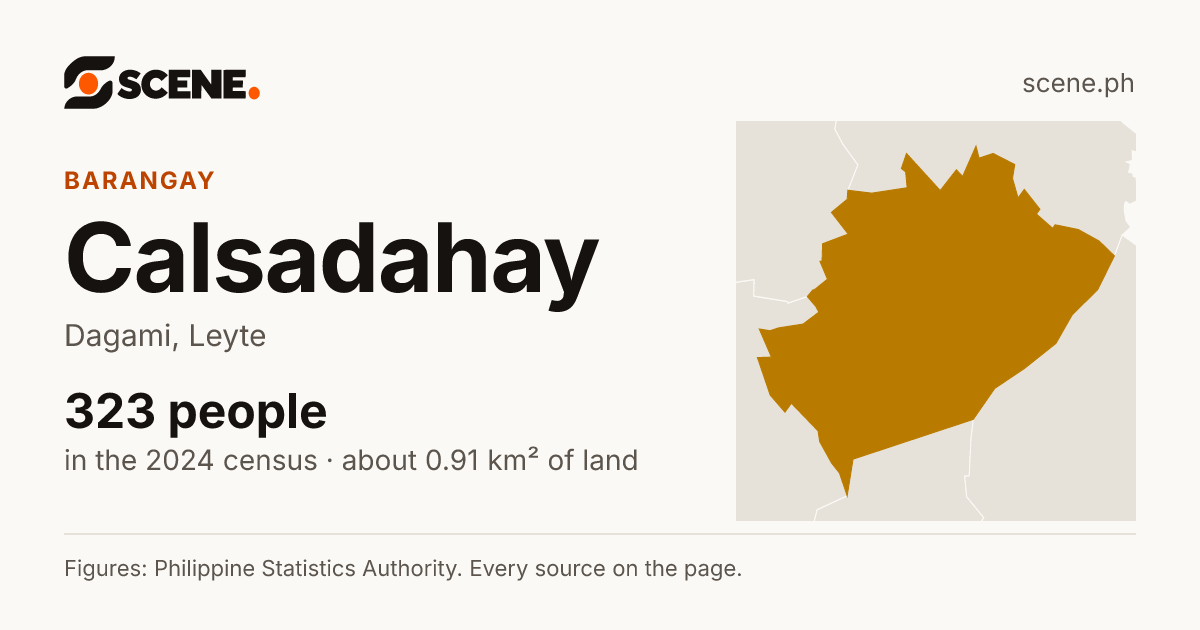 Calsadahay, Dagami, barangay: 323 people in the 2024 census