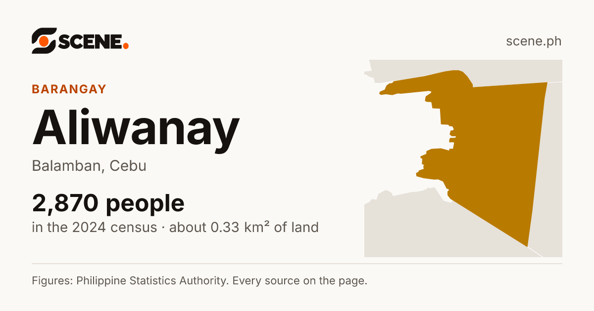 Aliwanay, Balamban, barangay: 2,870 people in the 2024 census
