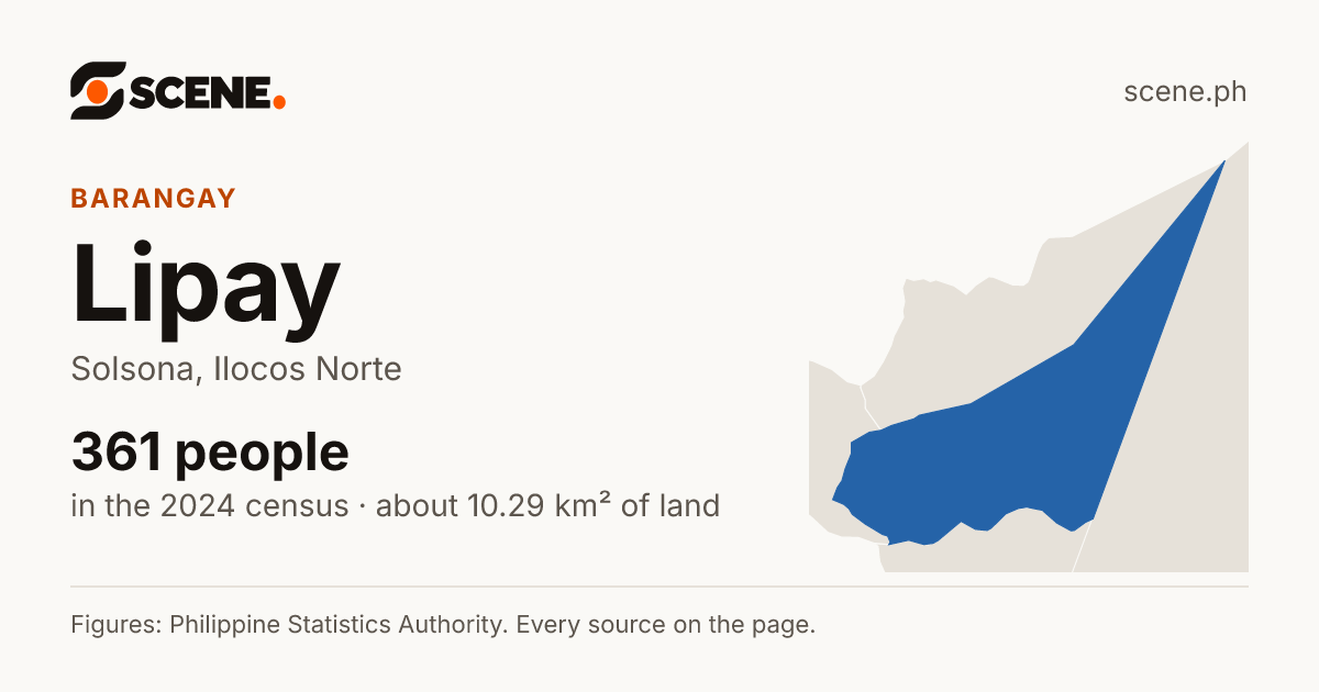 Lipay, Solsona, barangay: 361 people in the 2024 census