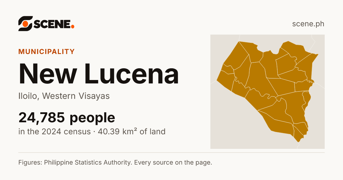 New Lucena, Iloilo, municipality: 24,785 people in the 2024 census