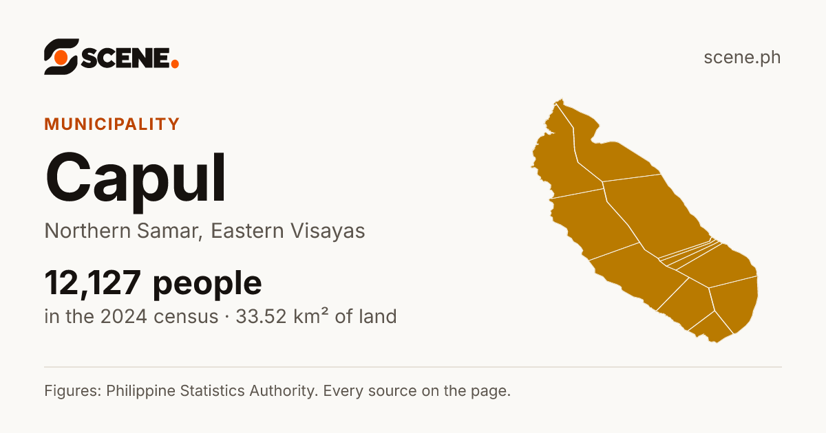 Capul, Northern Samar, municipality: 12,127 people in the 2024 census