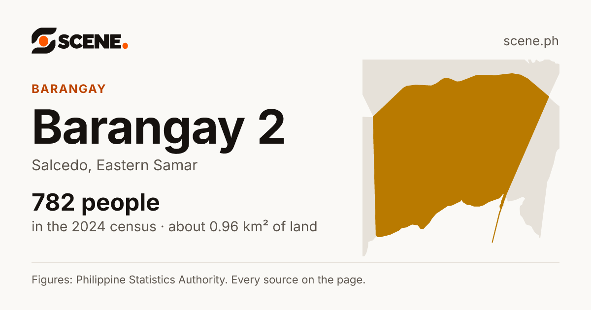 Barangay 2, Salcedo, barangay: 782 people in the 2024 census