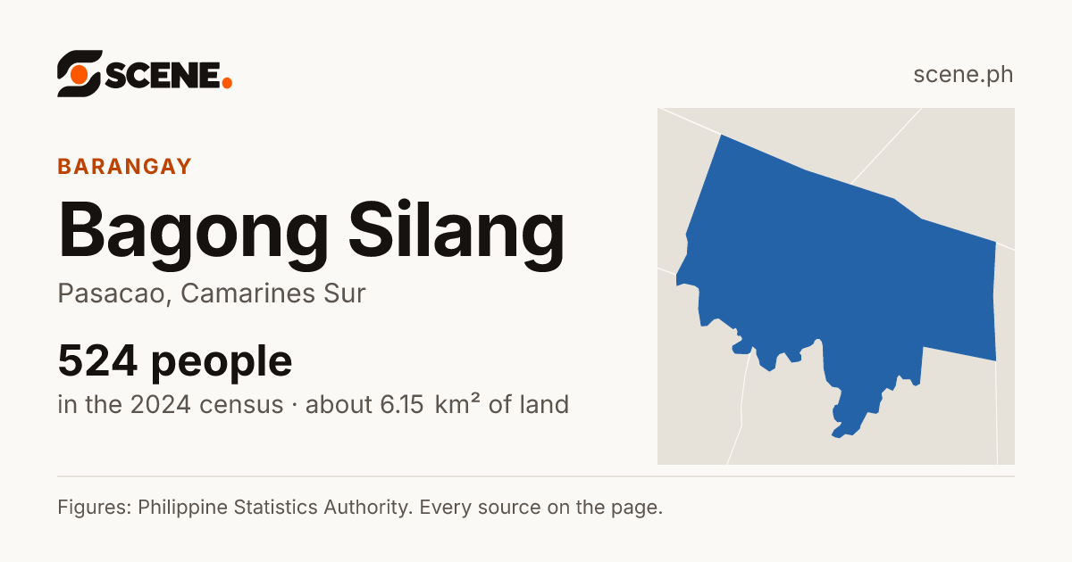 Bagong Silang, Pasacao, barangay: 524 people in the 2024 census