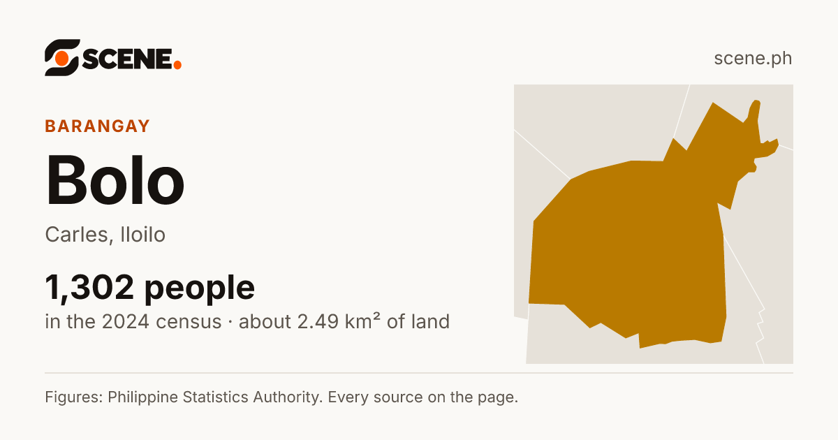 Bolo, Carles, barangay: 1,302 people in the 2024 census