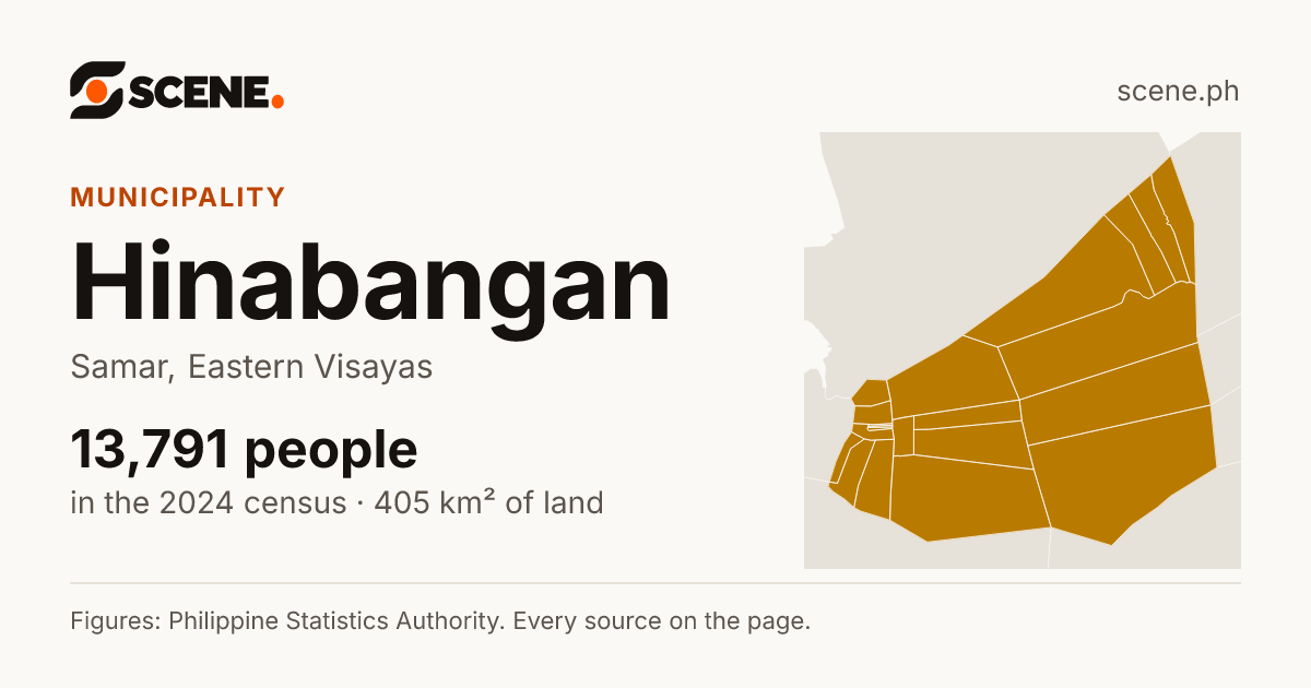 Hinabangan, Samar, municipality: 13,791 people in the 2024 census
