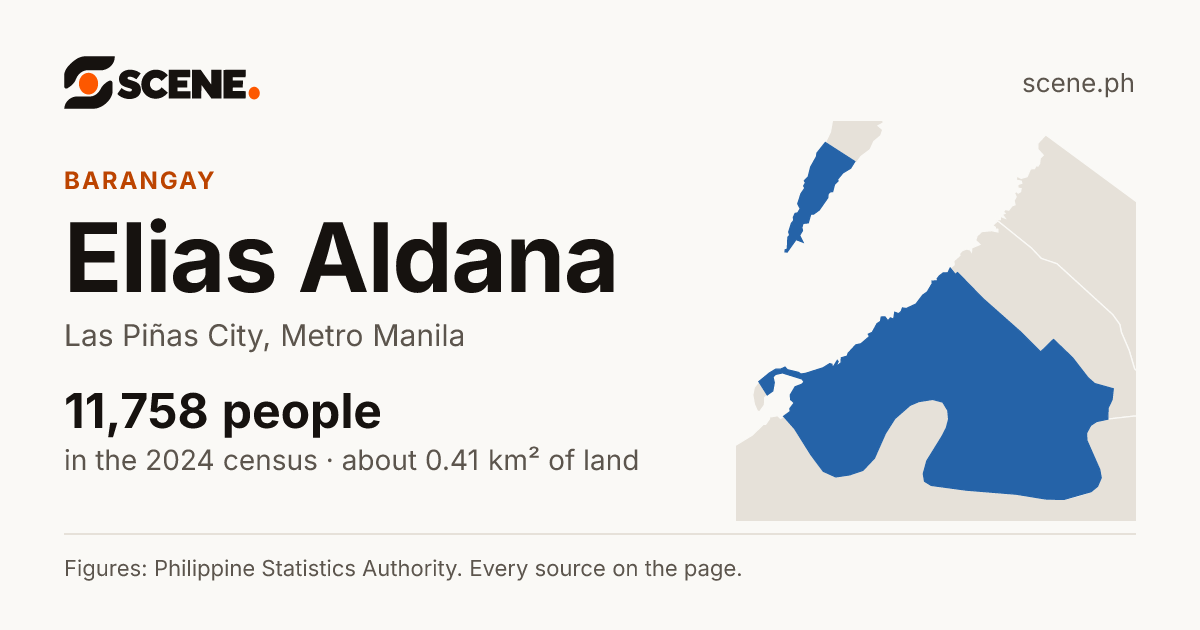 Elias Aldana, Las Piñas City, barangay: 11,758 people in the 2024 census