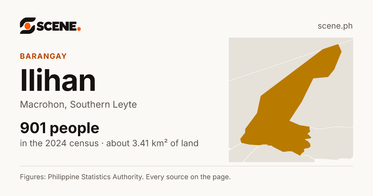Ilihan, Macrohon, barangay: 901 people in the 2024 census