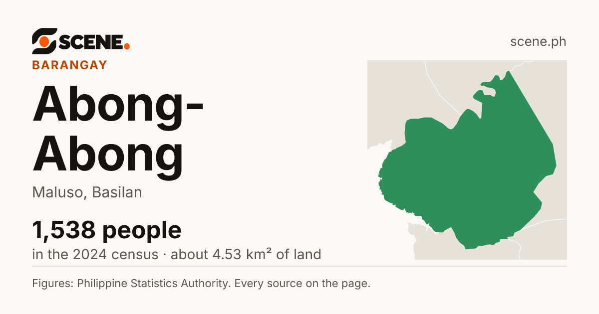 Abong-Abong, Maluso, barangay: 1,538 people in the 2024 census
