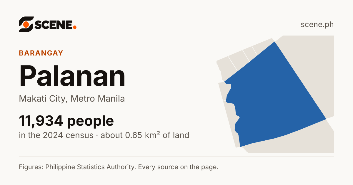 Palanan, Makati City, barangay: 11,934 people in the 2024 census