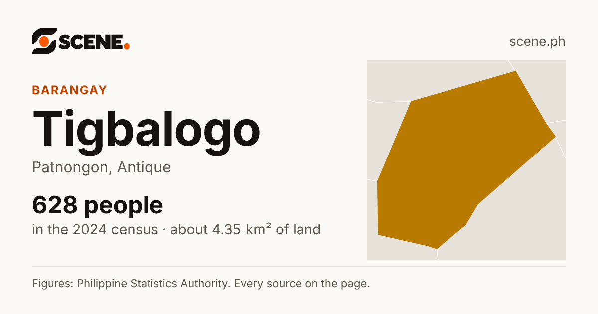 Tigbalogo, Patnongon, barangay: 628 people in the 2024 census