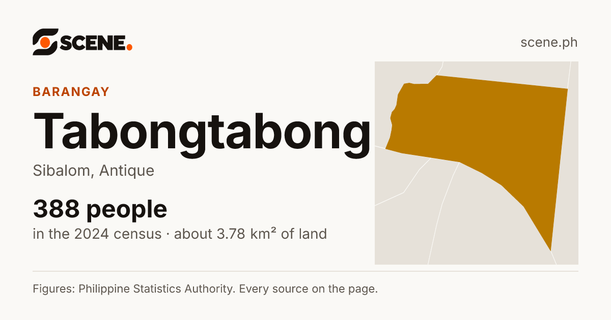 Tabongtabong, Sibalom, barangay: 388 people in the 2024 census