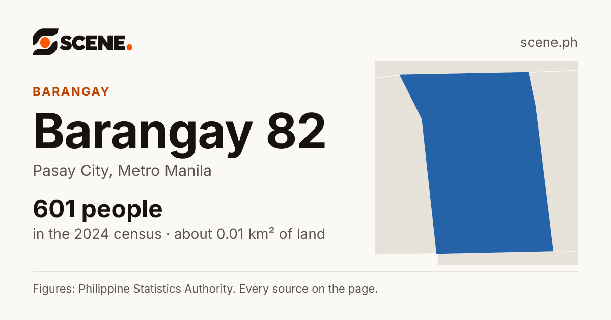 Barangay 82, Pasay City, barangay: 601 people in the 2024 census