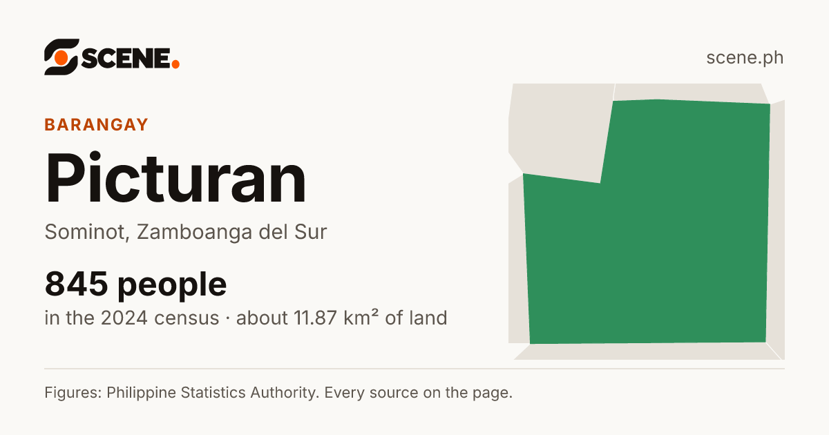 Picturan, Sominot, barangay: 845 people in the 2024 census