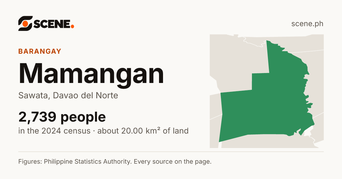 Mamangan, Sawata, barangay: 2,739 people in the 2024 census