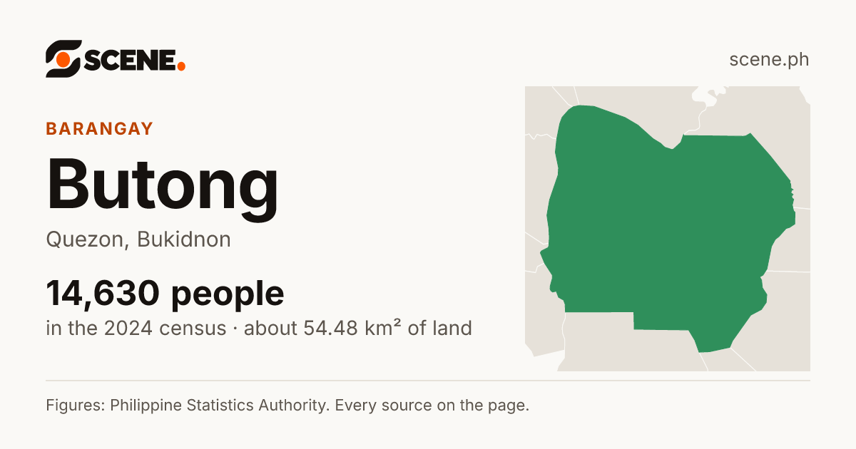 Butong, Quezon, barangay: 14,630 people in the 2024 census