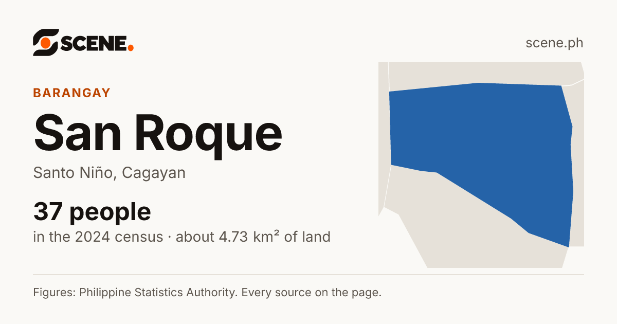 San Roque, Santo Niño, barangay: 37 people in the 2024 census