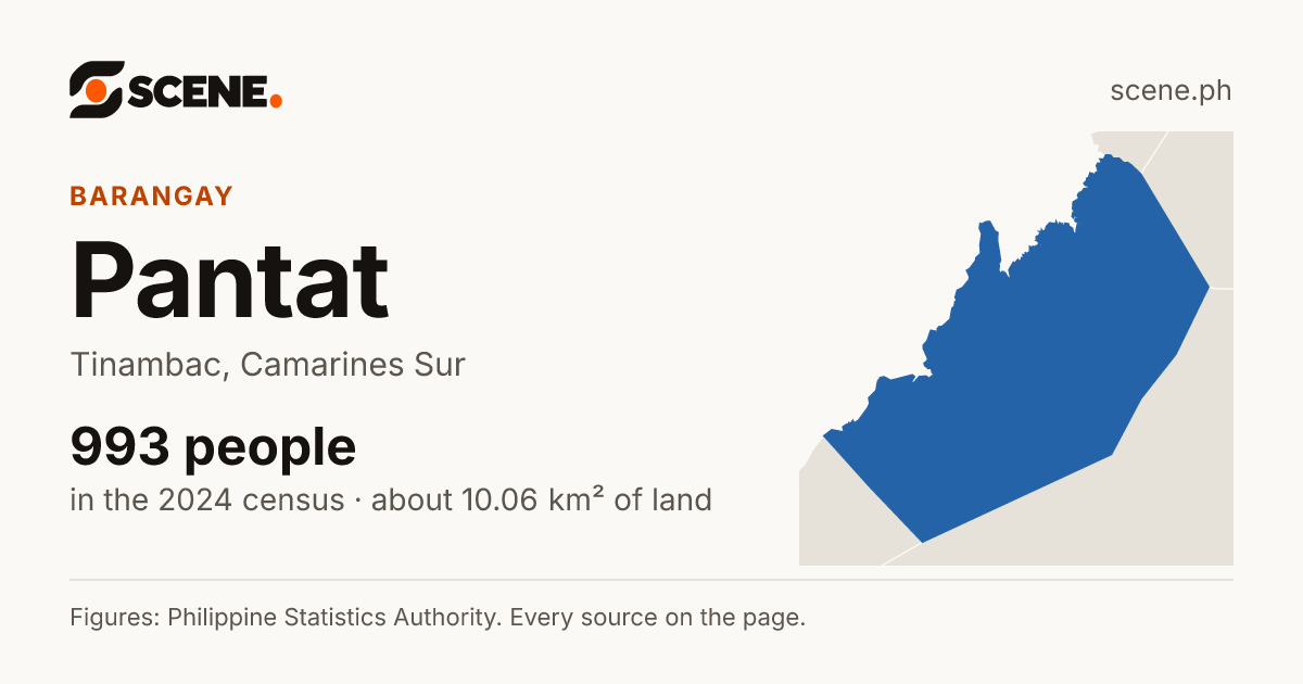 Pantat, Tinambac, barangay: 993 people in the 2024 census