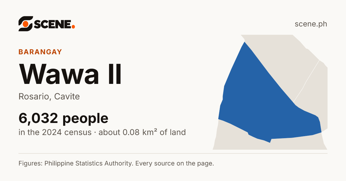 Wawa II, Rosario, barangay: 6,032 people in the 2024 census