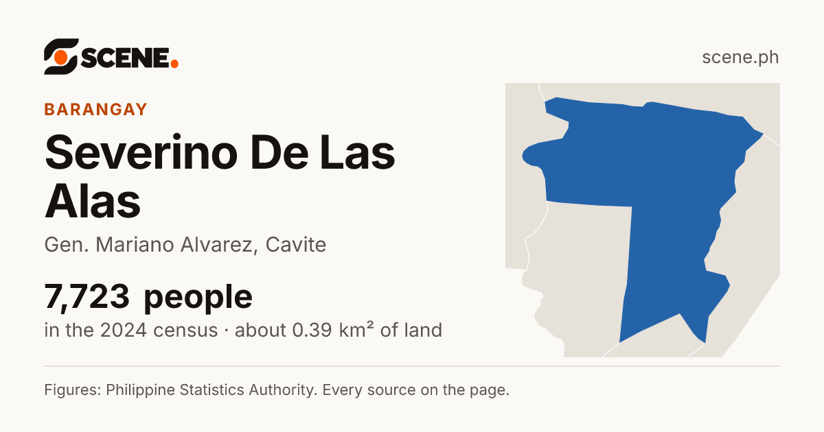 Severino De Las Alas, Gen. Mariano Alvarez, barangay: 7,723 people in the 2024 census