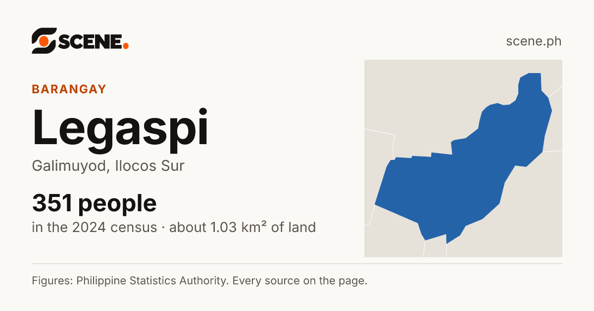 Legaspi, Galimuyod, barangay: 351 people in the 2024 census