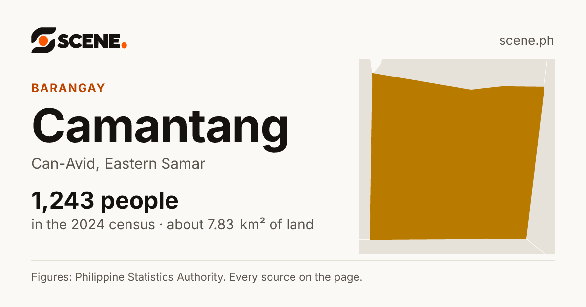 Camantang, Can-Avid, barangay: 1,243 people in the 2024 census