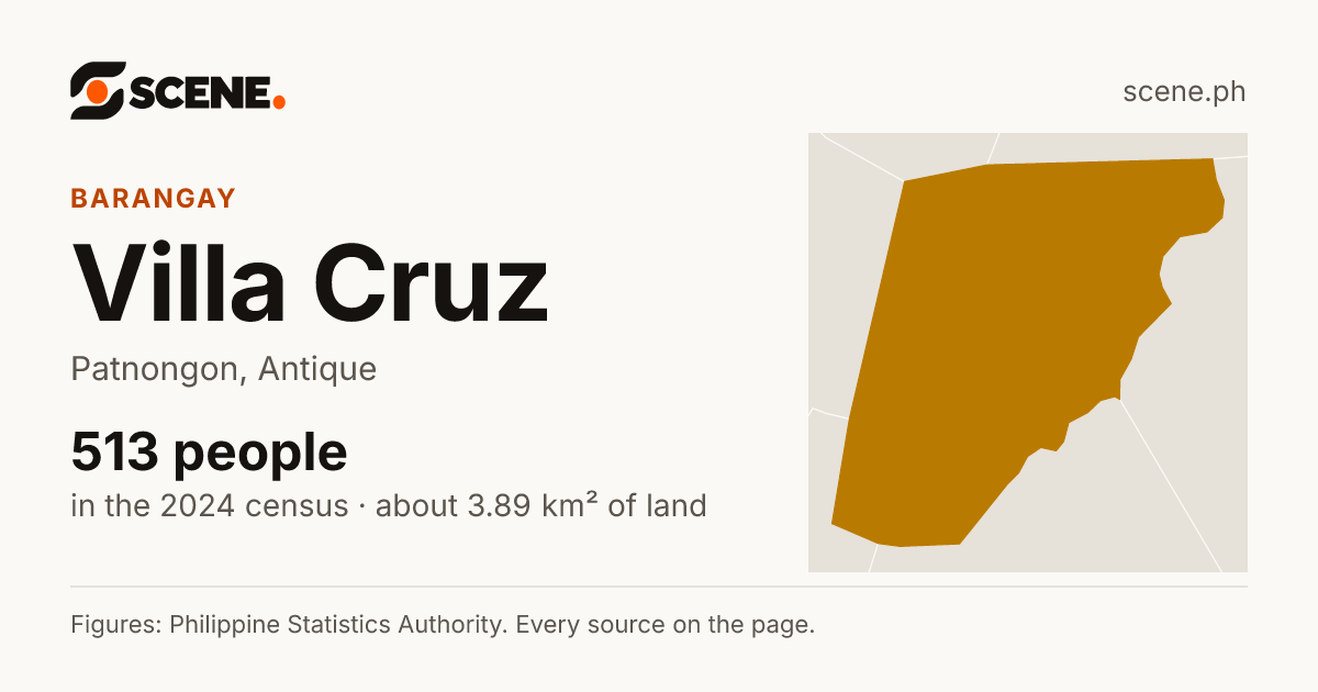 Villa Cruz, Patnongon, barangay: 513 people in the 2024 census