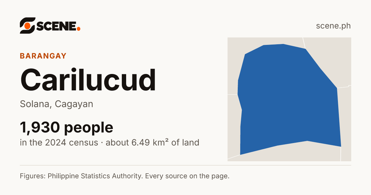 Carilucud, Solana, barangay: 1,930 people in the 2024 census