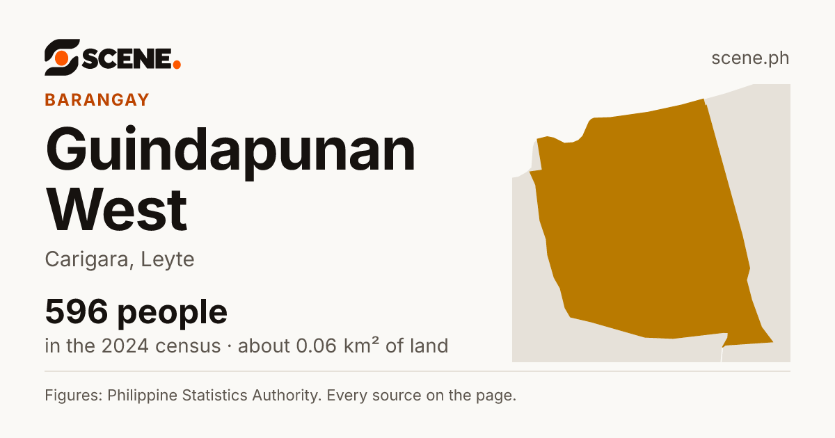 Guindapunan West, Carigara, barangay: 596 people in the 2024 census