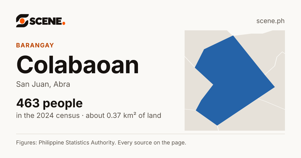 Colabaoan, San Juan, barangay: 463 people in the 2024 census