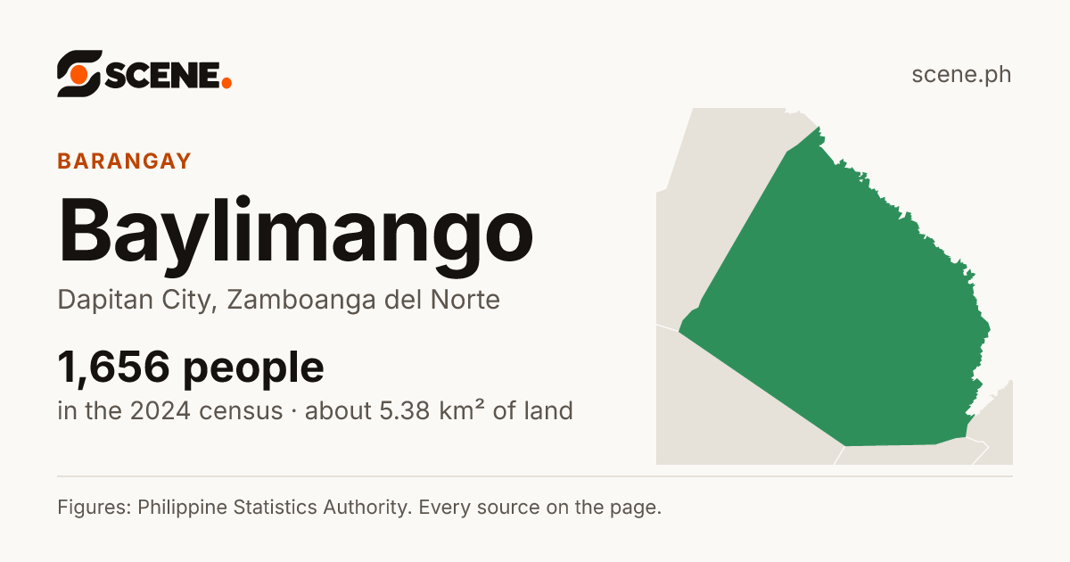 Baylimango, Dapitan City, barangay: 1,656 people in the 2024 census