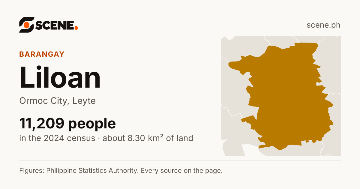 Liloan, Ormoc City, barangay: 11,209 people in the 2024 census