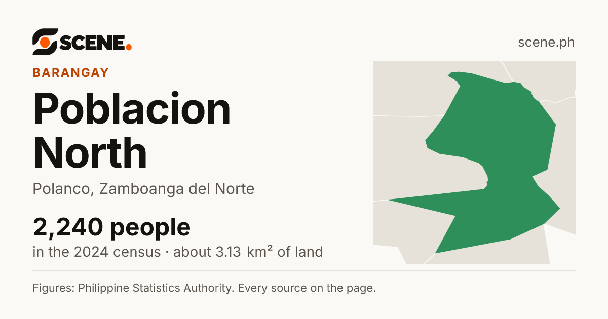 Poblacion North, Polanco, barangay: 2,240 people in the 2024 census