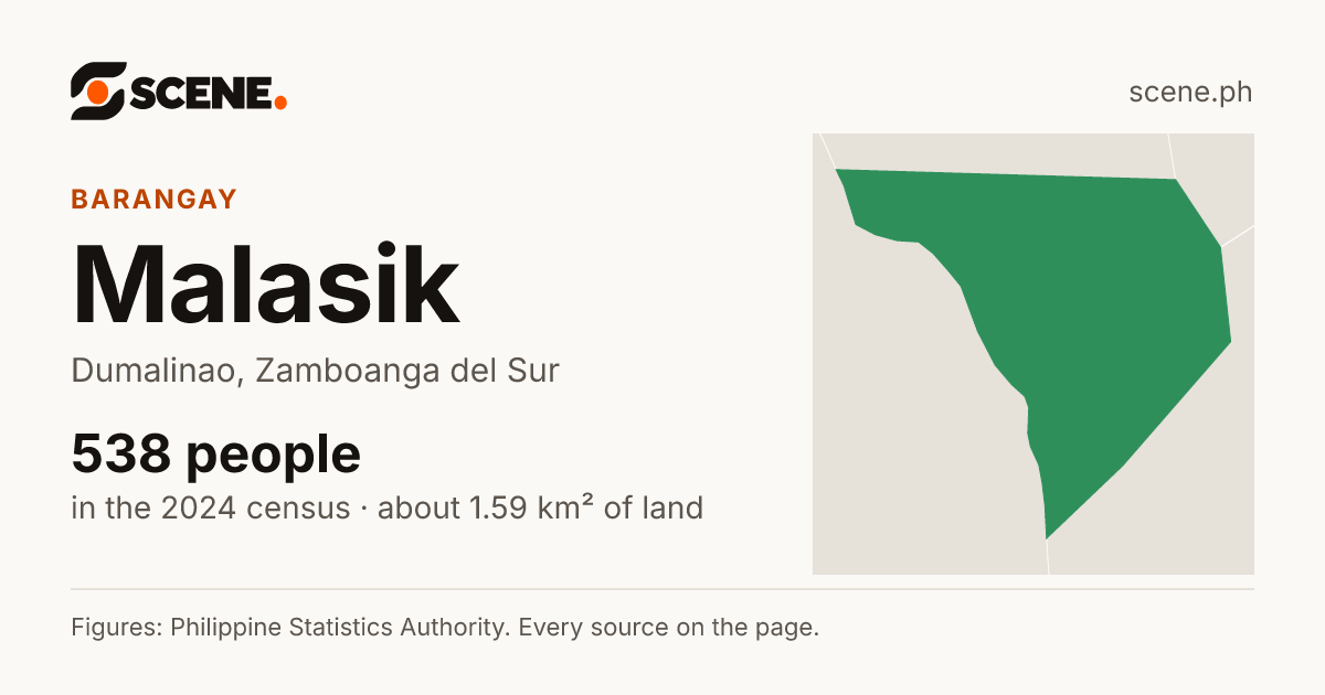 Malasik, Dumalinao, barangay: 538 people in the 2024 census
