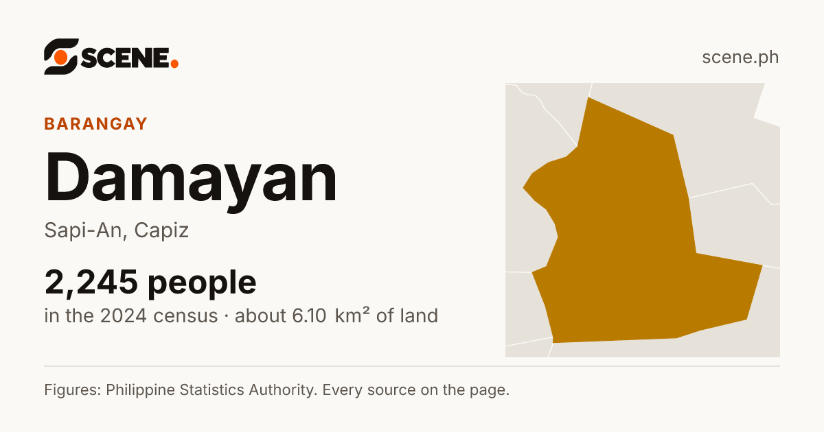 Damayan, Sapi-An, barangay: 2,245 people in the 2024 census