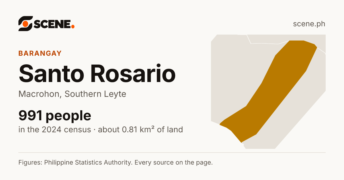 Santo Rosario, Macrohon, barangay: 991 people in the 2024 census