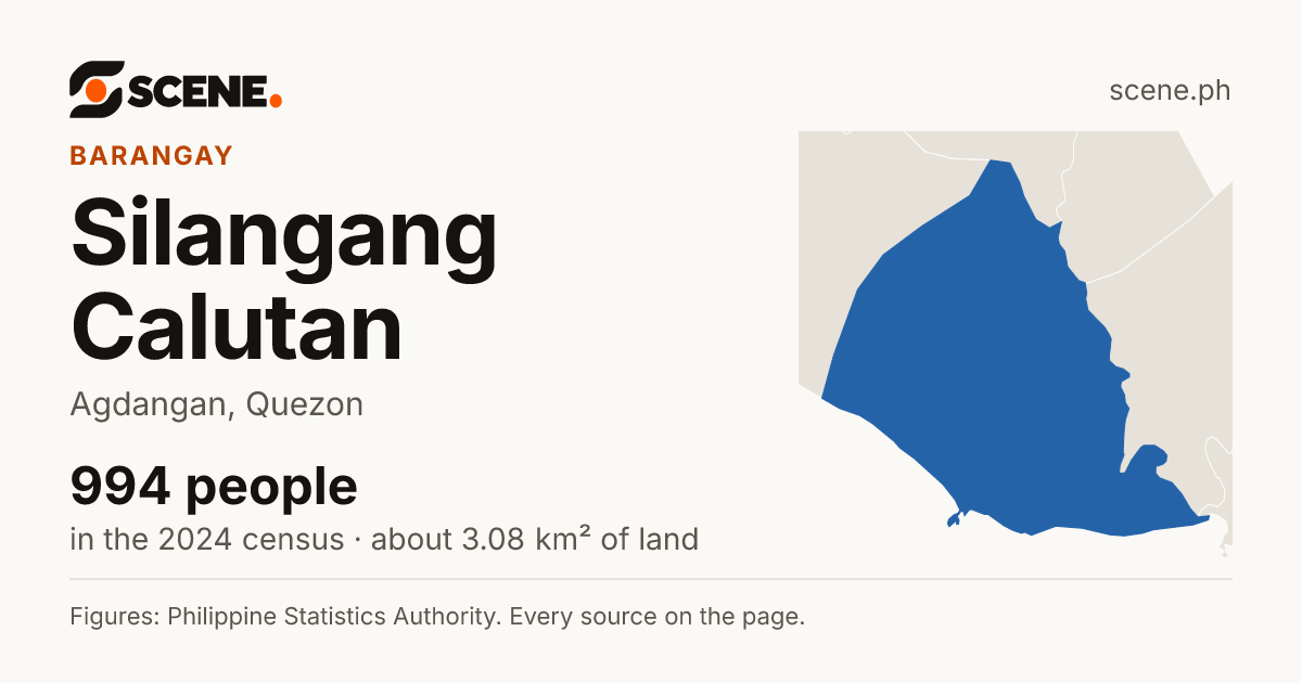 Silangang Calutan, Agdangan, barangay: 994 people in the 2024 census