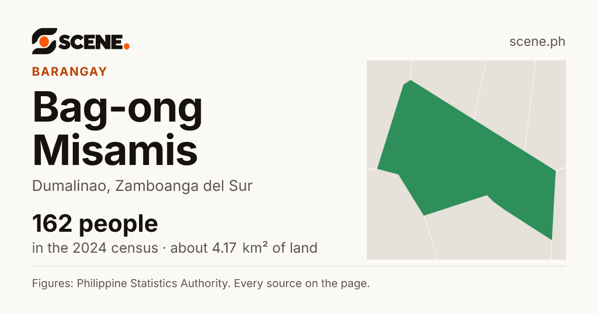 Bag-ong Misamis, Dumalinao, barangay: 162 people in the 2024 census