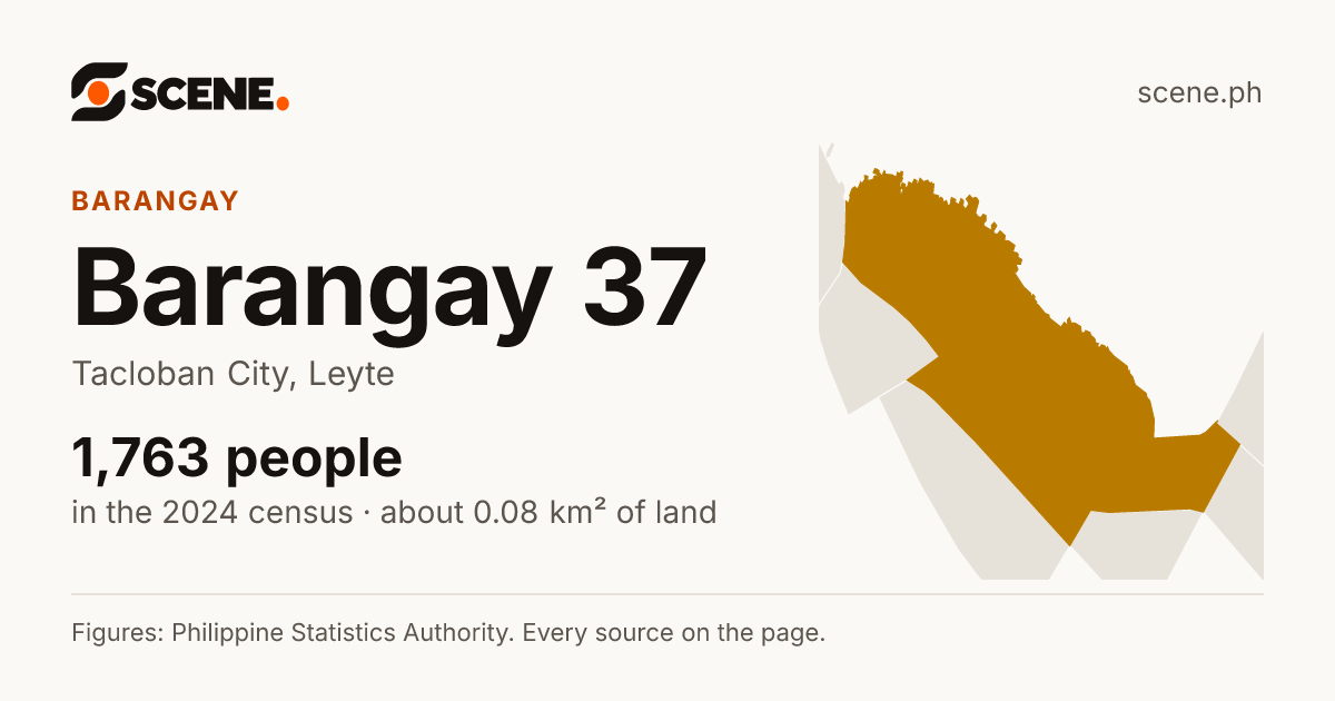 Barangay 37, Tacloban City, barangay: 1,763 people in the 2024 census