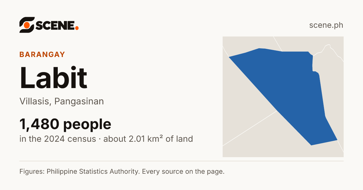 Labit, Villasis, barangay: 1,480 people in the 2024 census